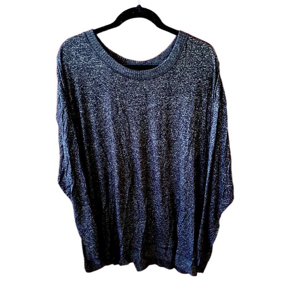 Old Navy 3X Plus Black Heathered Sweater